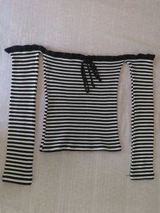 Striped Off-Shoulder Top