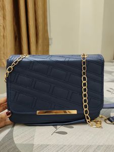 Stylish Blue Crossbody Bag