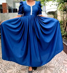 Elegant Navy Blue Dress