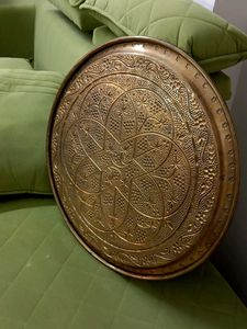 Antique Brass Platter Thaal