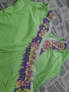Fluorescent Sleeveless Kurta