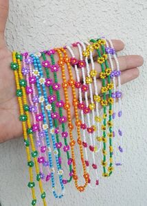 Flower Beaded Necklace