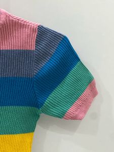 Women Multi Color Winter Top