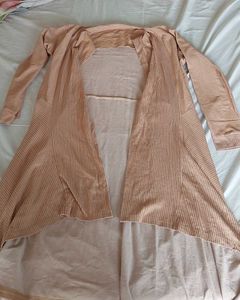 Peach Long Jacket