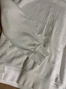 Alone In Paradise White Sweatshirt