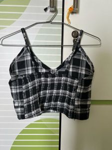 Black &amp; White Flannel Shirt