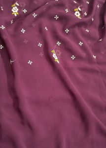 Brown Saree