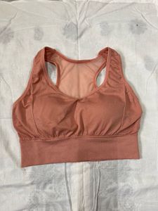 Peach Sports Bra