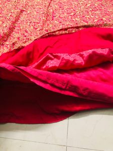 Enchanting Rose Gold Embroidered Gown