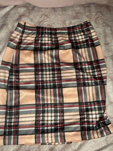 Trendy Plaid Mini Skirt