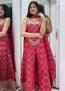 Beautiful Short Top Palazzo with Dupatta