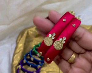 beautiful silk thread Bangles