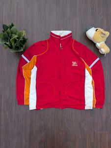 Red & Orange Windbreaker Jacket