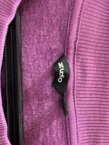 Purple Graphic Long Sleeve Top