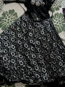 Black &amp;Grey Gown