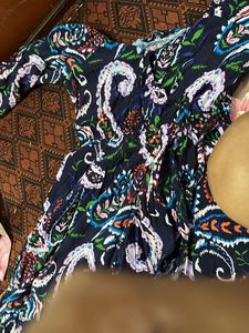 Paisley Print Dress
