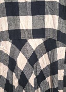 Blue &amp; White Checkered Dress