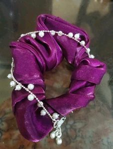 Pure Silver Payel|Pair Of Anklet|Faux Pearl