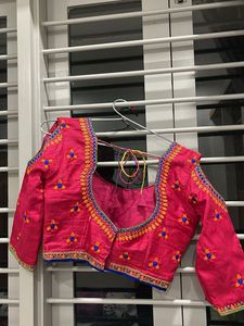 Pink Embroidered Blouse