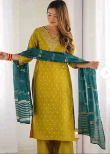 Elegant Mustard Kurta