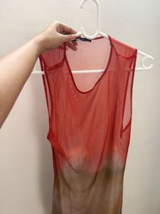 Colorful Sleeveless Maxi Dress