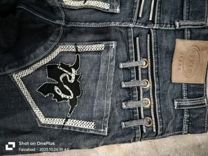 Men&#39;s Black Damage Jeans