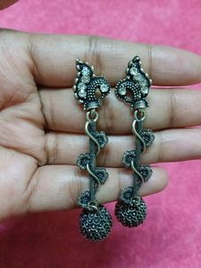 Green Bangles And Earrings Combo