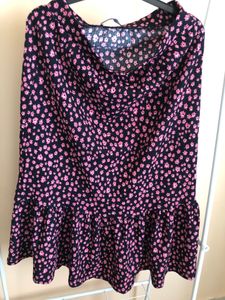 Marks and Spencer Casual A-Line Printed Midi Skirt