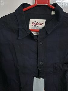 Roadster full sleeves Navy blue checked shirt