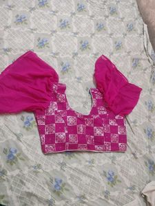 Frill Bell Sleeve Ready Made Blouse