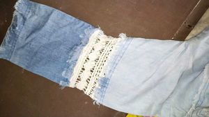 Denim Fringed Jacket