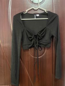 H&amp;M Sexy Black Top