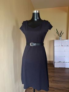Black Fit &amp; Flare Dress