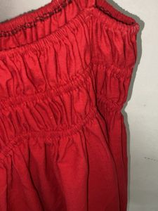 Philippines Red Maxi linen dress