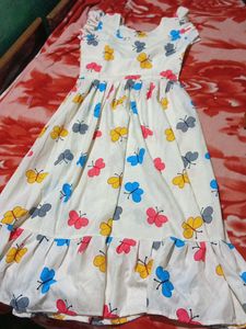 Cute Butterfly Print Dress