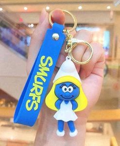 3D Smurfs Key Chain(Miniso)