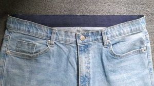 Ripped Light Wash Denim Jeans