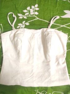 White Strappy Tank Top