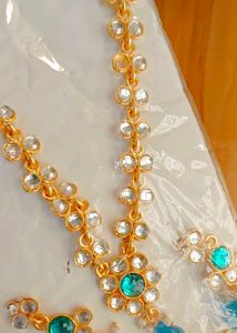 Brand New Artificial Stone Studded Jewellery Set.