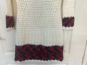 Crochet Knit Mini Dress