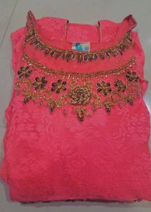 Elegant Pink Ethnic Gown