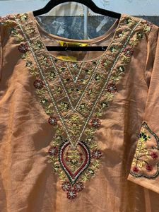 Coral Kurta Set