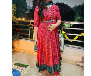 PINK ANARKALI SUIT