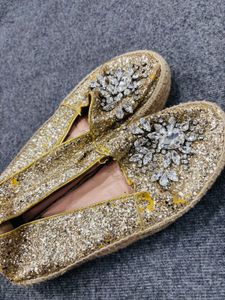 Sparkly Espadrille Heels