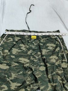 Camo Print Casual Pants