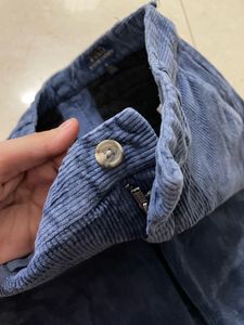 polo Ralph lauren Blue Corduroy Flared Pants