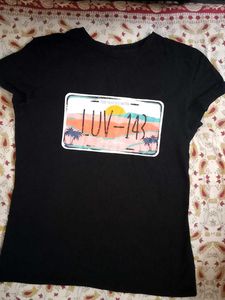 Black Graphic Tee