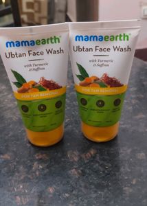 New With Tag Mama Earth Face Wash 150ml Each