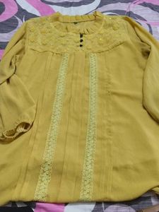 Elegant Yellow Top