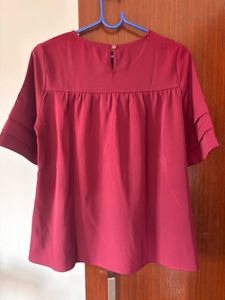 Playdress Maroon Top - Size M